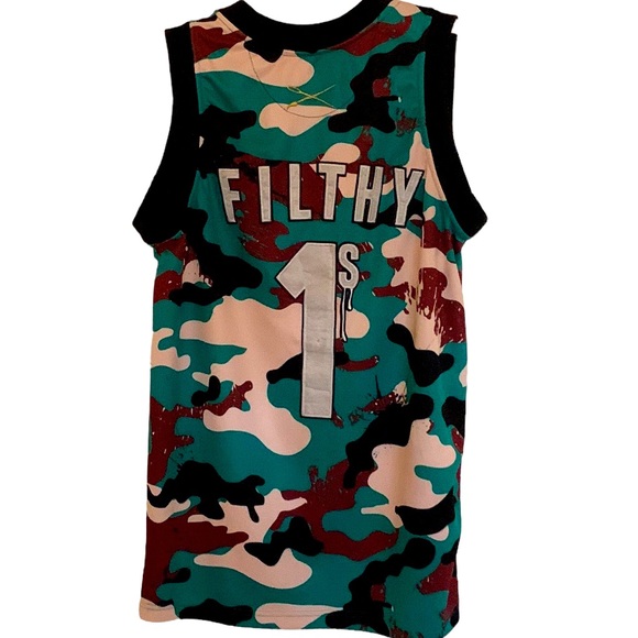 Filthy Dripped Streetwear Camo Filthy 1 top, M - Picture 1 of 6